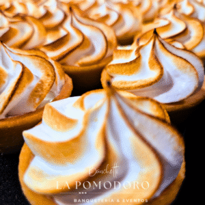 25 unidades de mini pie de limón (en masa crujiente y deliciosa)