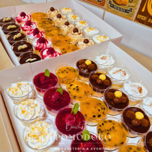 50 shot de postres 9 variedades surtidas (REVISA MAS DETALLES EN LA DESCRIPCIÓN)