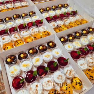 100 shot de postres 9 variedades surtidas (REVISA DETALLES EN LA DESCRIPCIÓN)