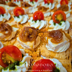 Pack - 25 crostinis premium (capresse y camembert cebolla carameliz)