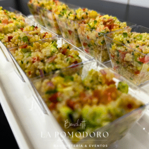 20 ensaladillas de quinoa y verduras VEGANO + cucharitas 60 gms