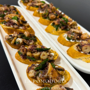 25 tapas pulpo y champiñones al pil pil